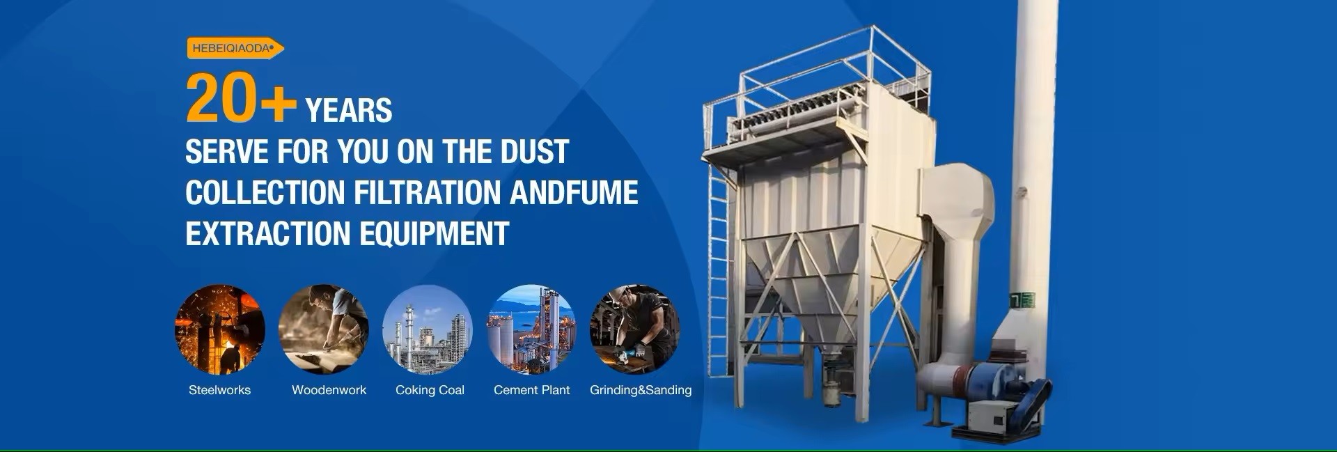 Qualität System zur Sammlung von Staub aus der Industrie usine