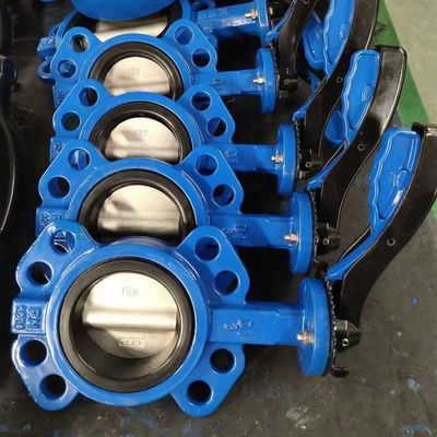 DN100 Edelstahl-Schmetterlingsventil für alle Zwecke PTFE und Vinyl mit langlebiger Klemme