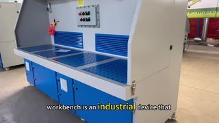 3 m langer Staubabsaugtisch